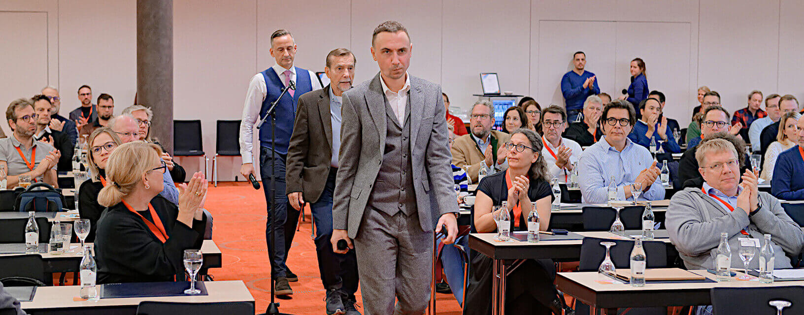 Stehende Ovationen bei einer pro reo-Preisverleihung